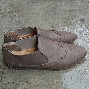 grey almond slip on