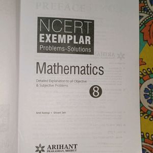 Arihant Maths Ncert Exampler Class 8