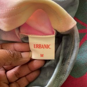 Urbanic Tie Dye Crop Sweatshirt