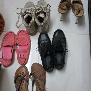 Combo Shoe Heels Flats At Just Rs.500