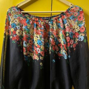 madame Off Shoulder Floral Top for Womens Available