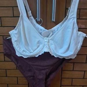 Combo Of  Five  Imported Fabric Bra N Panty