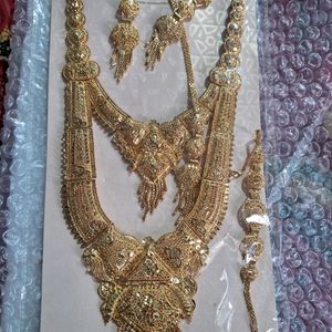 Gold Plated Bridal Necklace Set