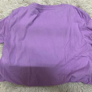 Lilac Crop Top