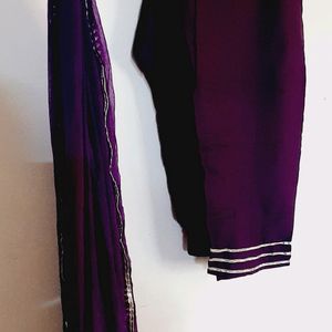 Beautiful Purple Kurta Set (Women's)