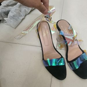 Holographic High Heels For Women Size 38 Uk 5.