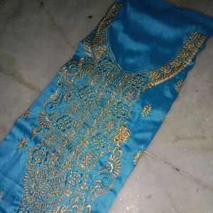 Blue Colour Suit Unstitched