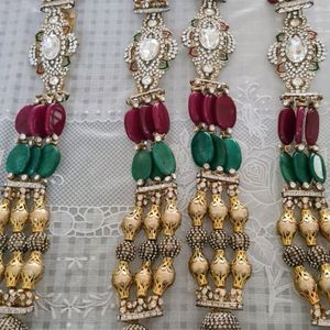 Stone studded beautiful Wedding Varmala/Garland