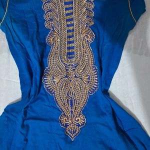 Blue Anarkali Dress