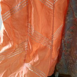 Kurta And Floral Dupatta Set