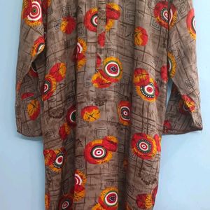 Rayon Jaipuri Print Kurti