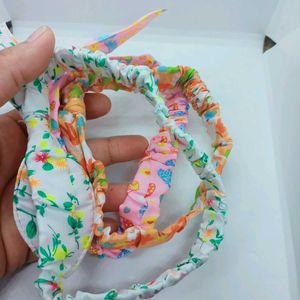 Pack Of 3 Hair Bow With Free Courier Bags