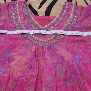 Georgette Fabric Lining Kurta