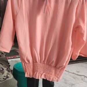 Beautiful Peach Colour Top