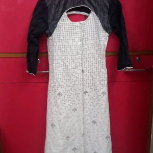 IMARA LONG OFF WHITE FROCK