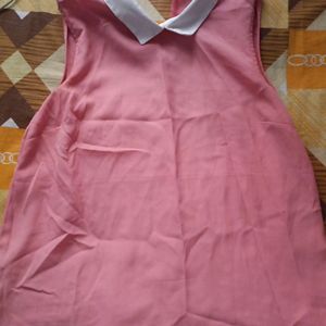 Pink georgette top