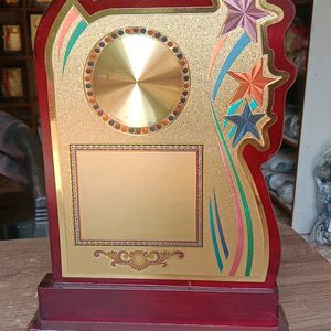 Wooden Memento Trophy