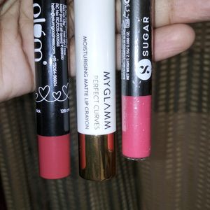 Combo Offer 3 Brand Lip crayon