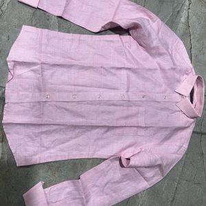 New Linen Cufflink Cuffs Shirt