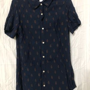 NAVY BLUE SHIRT WOMAN