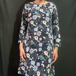 Flower Printed Short Dress