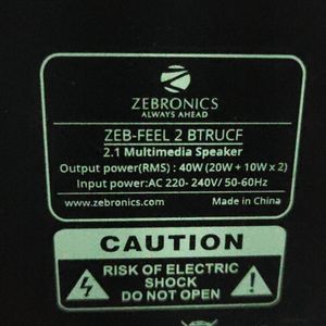 Zebronics and Intex Speakers 40 Watt