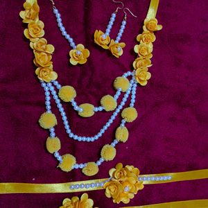 Haldi Jewellery Set