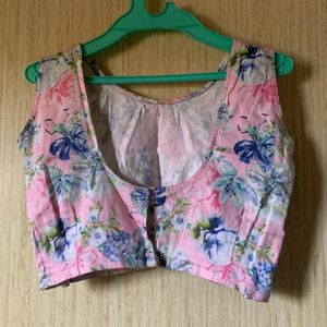 Pink Flower Blouse ✨