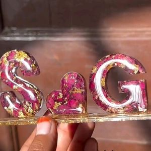 Resin Name Stand Customized