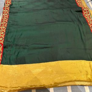 🥳Final Price🥳Green/beige Saree