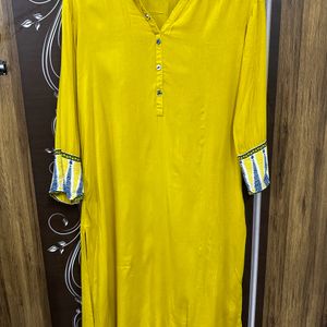 Yellow Kurti