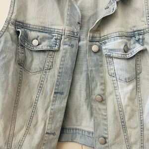 Denim jacket sleeveless