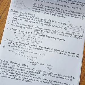 Handwritten Notes 💯Structure Of Atom 💥 by Shobhi