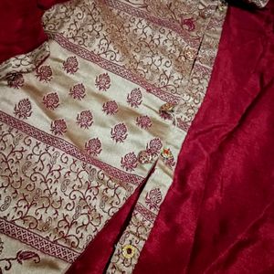 Red And Golden Aesthetic Designers Sherwani