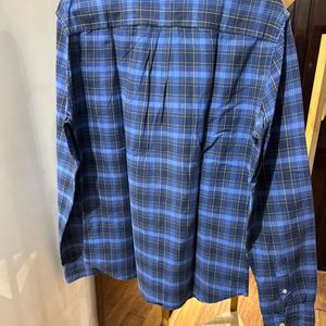 Gap Navy Check Shirt