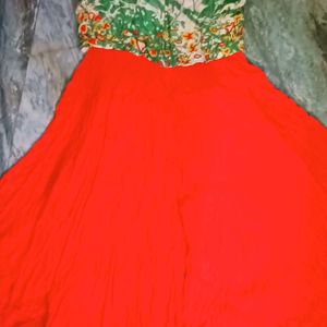 I'm Selling Flared Georgette Plazo Dress