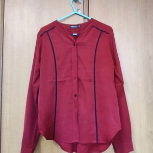 Red high-low Shirt from Faballey.