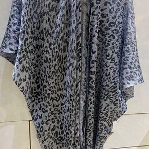 Urbanic Sequin Black And Grey Cover Up Shrug