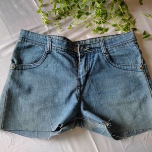 Low Waist Denim Shorts