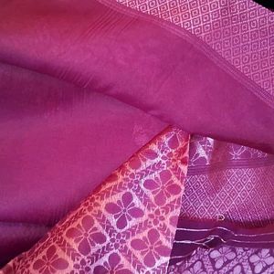 Pink South Indian Saree