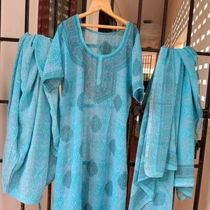 Soft Synthetic Kurta Set