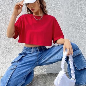 Marron Aesthetic Crop Top