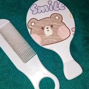 Mirror And Comb Set For Travel