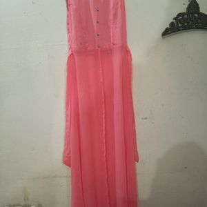 Slit Kurti Georgette Material Like New Condition