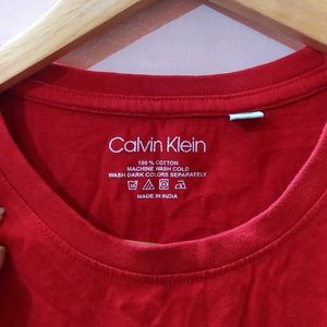 Calvin Klein Red T-shirt (Men's)