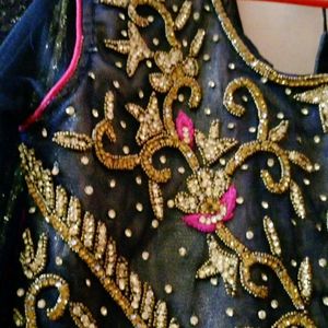 Girls Lehenga,Ethnic Wear, Embroidery  Stone Work