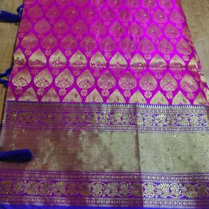 Soft Chanderi Silk Saree