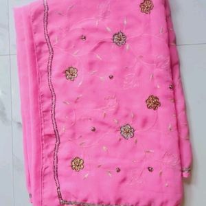 Beautiful Rani Pink Coloured Saree.💓