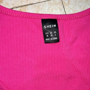 SHEIN HOT PINK TANK TOP NEW