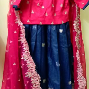 Lehanga Choli  #good #lehanga # Netted #dupatta